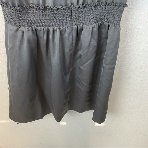 • Reiss • Myla Waisted Dress Midnight Meadow Grey - Picture 15 of 16